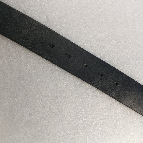 Vtg Y2K Phat Farm Leather belt Big buckle Bling bling Hip Logo - Picture 5 of 6